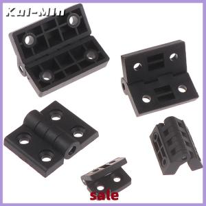 Kui-Min 1PCS Small Hinges Black Mini Plastic Door Bearing Butt Cabinet ABS Hinge
