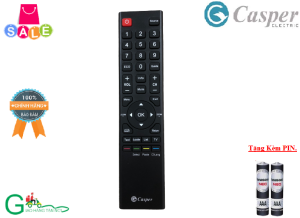 Remote Điều khiển từ xa dành cho Tivi Casper- Hàng chính hãng Casper mới 100% -Tặng kèm Pin