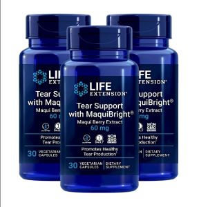 Life Extension MaquiBerry Extract (MaquiBright) Tear Support Supports Healthy Eye Moisture - 30 VegCapsules