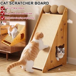 Triangle Cat Scratch Board Cat Nest Integrated Cat Scratch Board Vertical Cat Toy