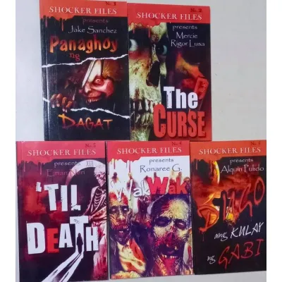 5pcs HORROR Tagalog Pocketbooks Brand New Non PHR Non Precious Hearts ORDINARY HORROR POCKETBOOKS