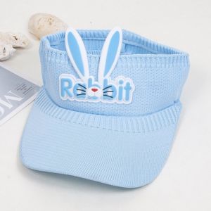 Zaman Now - Topi Anak Rabbit / Topi Anak Topi Golf Senam Pantai / Topi Anak Rajut Visor / Topi Golf Anak / Topi Pantai Sunshade