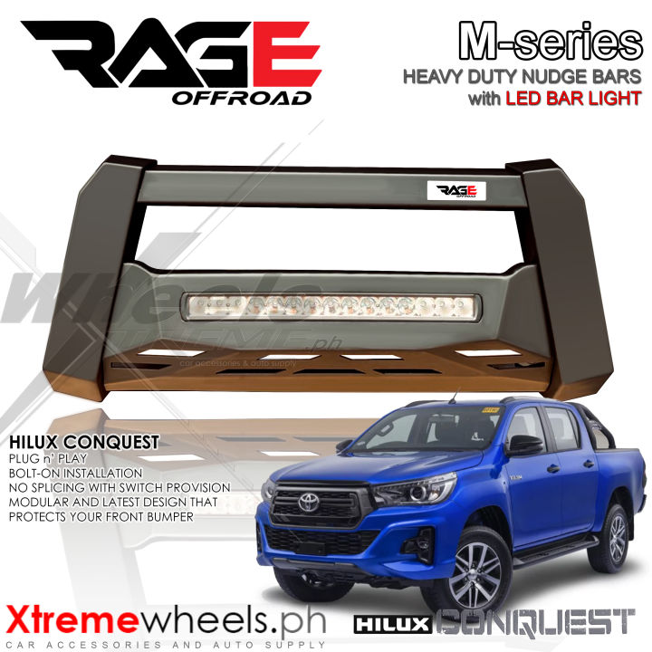 Toyota Hilux J E G V Conquest 2016-2024 RAGE M series BLACK MODULAR ...