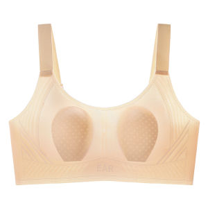 Non-marking Ultra-Thin Section Underwear Female Summer Ice Silk Large Breasts Show Small Breasts Gathered Beauty Back Sports Undershirt Bra超薄防滑无痕内衣