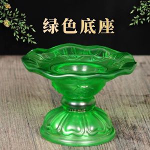 Led colorful glass lotus lamp for Buddha light houled Colored Glaze Lotus Lamp Buddha Worshiping Lamp Domestic Sanctuary Lamp Buddha Front Guanyin Lotus Electronic Candle Rechargeable 23.8.21