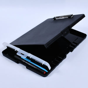 Heavy Duty Clipboard with Storage Heavy Duty Plastic Nursing Foldable Clipboard High Capacity Document Storage Clipboard with storage compartment Clipboard Folder for Office Nurse Secretary Paperworks
