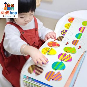 30Pages Busy Book Quiet Book Activity Book Montessori Early Learning Busy Bag for Toddler Children Kids 安静书