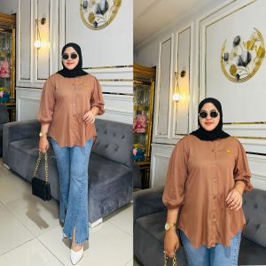 ATASAN SABREENA  POLOS//ATASAN TERBARU ANNISA POLOS RAYON TWILL PREMIUM//BLOUSE DAILY BUSUI DEWASA
