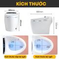 Bồn cầu thông minh toilet xịt rửa tự động remote sấy khô bệ xí cầu tiêu đa năng nhà tắm nhà vệ sinh Legaxi. 