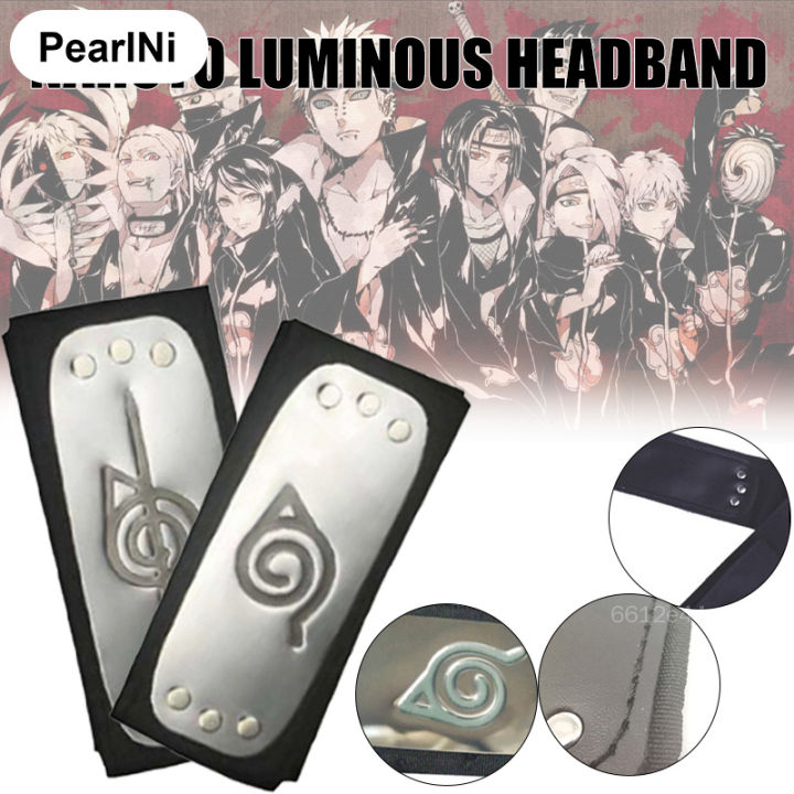PearlNi Naruto Anti Leaf Village Headband Naruto Konoha Symbol Leaf ...