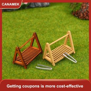 【CANAMEK】 1 Bộ 1:12 Dollhouse thu nhỏ bánh mì giá bánh kệ lưu trữ hộp Giỏ W Baking Clip cảnh trang trí nội thất nhà búp bê phụ kiện