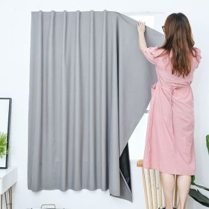 SIM ม่านประตู ผ้าม่านกันแสง กันยูวี100% กันแสง100% ผ้าม่าน ม่านกันฝุ่น ผ้าม่านกันแดด ผ้าม่านหน้าต่างทึบแสง ผ้าม่านกันUV กันความร้อน กันแสงได้