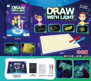 Papan Tulis Anak LED Berlampu Mainan Glow In The Dark Draw With Light  Mainan papan tulis led edukasi kreatifitas anak Mainan Anak Anak Cocok Main Sebelum Tidur