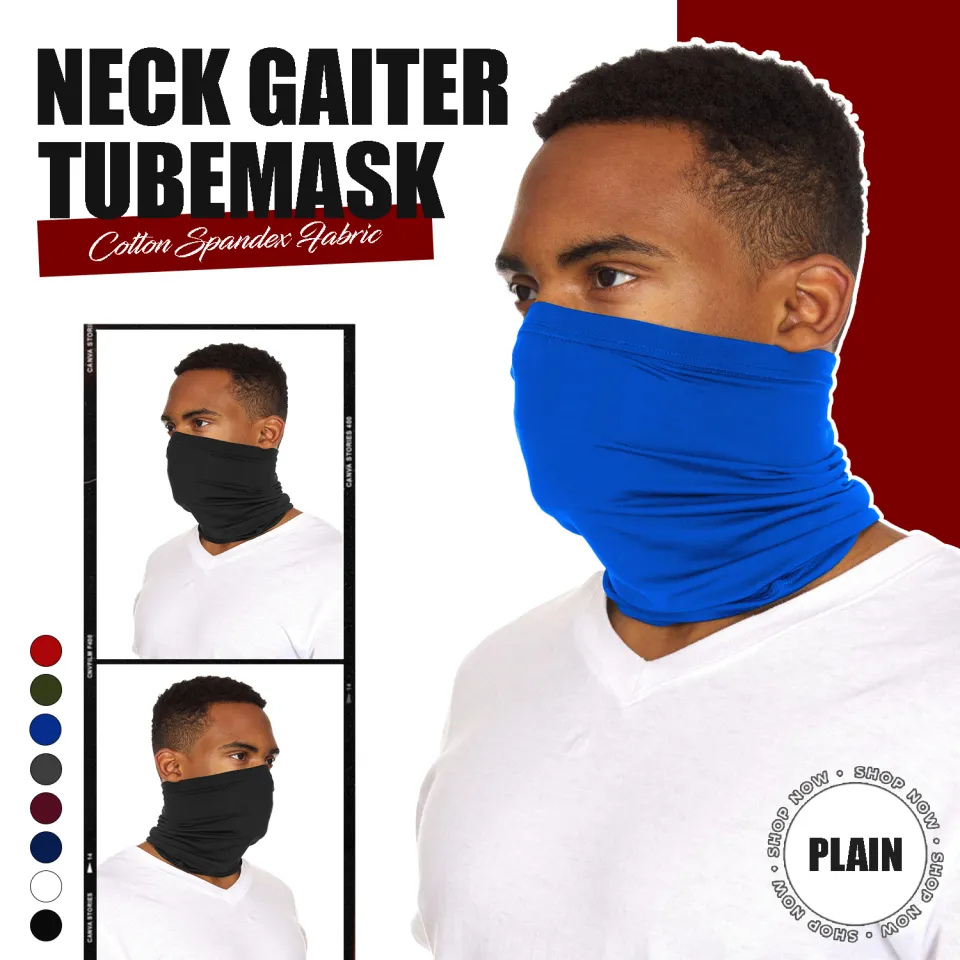 CTM PLAIN Multipurpose Tube mask for Bikers Riders Face Mask