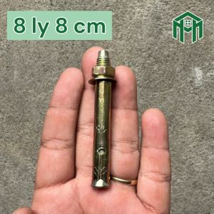 Tắc kê sắt 6 8 10 12 ly dài 5 cm và 8 cm