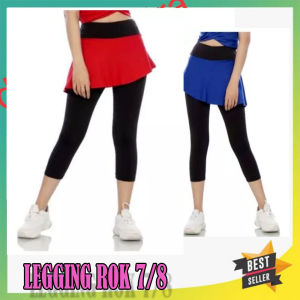 celana rok senam 7/8model terbaru - Legging Senam Wanita Fitness / Jogging / Cycling