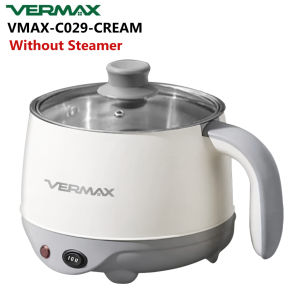 Vermax Mini Rice Cooker With Steamer Multi Cooker Portable  Non-Stick Inner Pot hot pot/2L (solo)