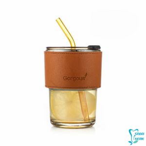 แก้วน้ำ แก้วกาแฟ  400ml สไตล์มินิมอล ทนความร้อนได้ดี  พร้อมส่ง  Coffe cup