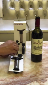 10 miếng chân không tái sử dụng dụng cụ hút chân không rượu vang bơm rượu kín Stopper cho rượu sâm banh Rượu Whiskey chân không Thanh phụ kiện rượu