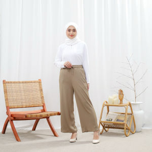 MAEDA.ID Celana Kulot Condru Wanita Terlaris / Celana Kulot Wanita Dewasa Serut JUMBO