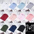 11 สี [พร้อมส่ง]🔥เสื้อเชิ้ตแขนสั้นคอจีน สีเขียวทหาร เสื้อเชิ้ตผู้ชาย S-XXL. 