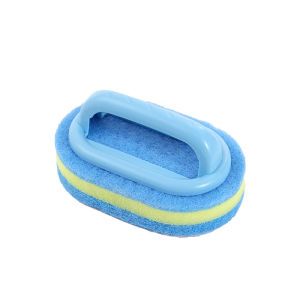 Sponge Brush Cleaning Sponges Cleaning Scrub Brush Bathtub Cleaning Brush Tile Ceramics Cleaning Brush Multi-Use Handheld Brush Bathroom Sponges Comfortable Grip Brush with Ergonomic Handle