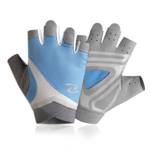 OLIKEI 1 Pair Half-finger Fitness Gloves for Men Women Gym Gloves Breathable Wear-resistant Non-slip Dumbbell Yoga Training Gloves Sports Cycling Glove