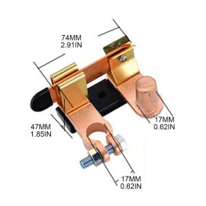 Car Negative Battery Disconnect Switch Brass Auto Modified Power On/Off Control Closing Switch