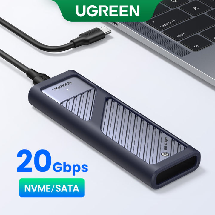 UGREEN 20Gbps NVMe PCIe SSD Case USB Gen2 Compatible with M and B&M  Keys Model: 35576 HDD Enclosure