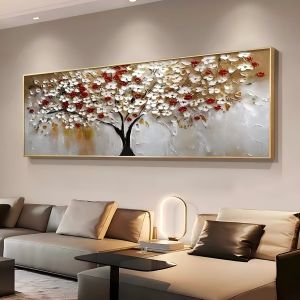 Modern Frame Metal Wall Art Decoration Painting Display Living Room Mural Single Horizontal Hanging Painting Aesthetic