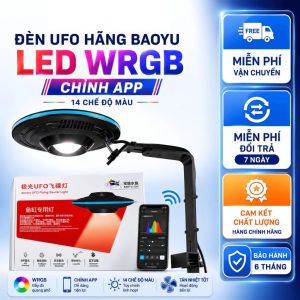 Đèn thủy sinh UFO BAOYU (WRGB 90W) - Chỉnh APP 14 Chế độ màu - Led WRGB Cao cấp