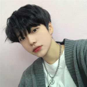 Wig Mens Short Hair Korean Version Fluffy Bangs Short Straight Hair Handsome Fashion Realistic Wig Headgear