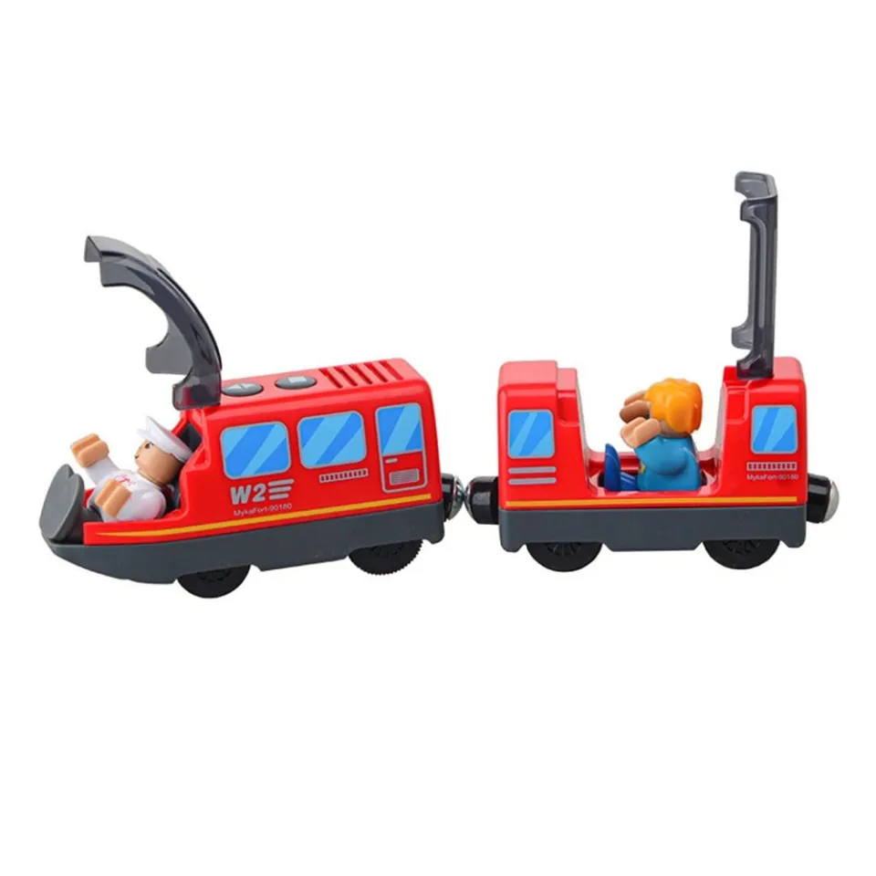 Wooden Train Brio Compatible  Wooden Train Brio Locomotive - Kids