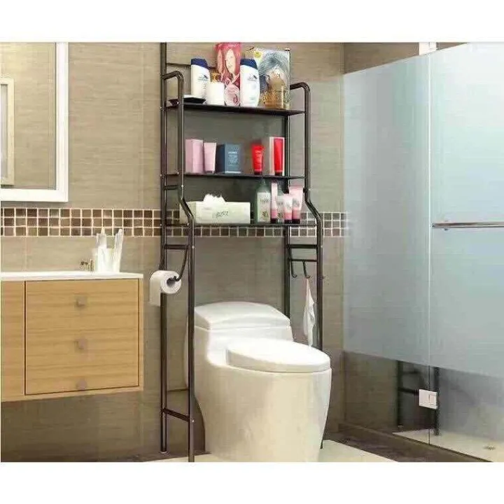 3-Tier Bathroom Space Saver Toilet Shelf Rack Storage Organizer | Lazada PH