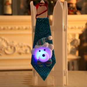 Nhấp nháy Tie mới lạ Xmas Tie mềm sequin vải phát sáng Giáng sinh cà vạt bên kỳ nghỉ quà tặng trang trí vui thắt nơ