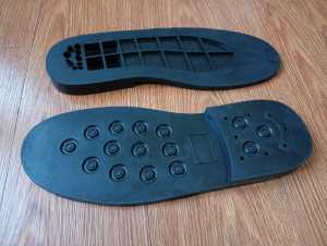 Alas Bawah Sol Potong Outsole Sepatu Boot Safety Sepatu Karet Mentah Hitam rubber Premium Tebal Jadul 08