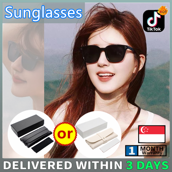 SG Ready Stock] Designer brand square sunglasses ladies/men's