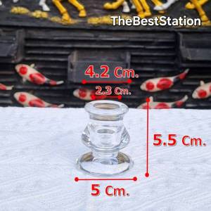 TheBestStation เทียนเทปเปอร์ เทียนเคลือบกากเพชร สีเงิน10นิ้ว   *ไม่มีกลิ่น Silver Tapper Candles Unscented.