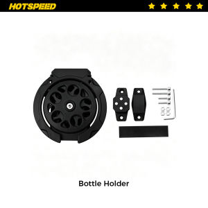 HOTSPEED Cup Holder For Motorcycle Foldable Water Bottle Holder for Scooter Bike Ebike Adjustable