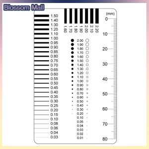 [Blossom] ป้ายเกจวัดคราบบัตรจุดวัดสายวัดฟิล์มไม้บรรทัดคราบความคมชัด