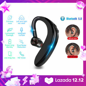VITOG S109 Wireless Bluetooth Earphone With HD MicrophoneLong Standby Bluetooth 5.0 Noise Cancelling Business Handsfree Bluetooth Headsets For Xiaomi Huawei Realme Samsung Oppo ViVo Redmi Mobile Phone/Laptop/Tablets