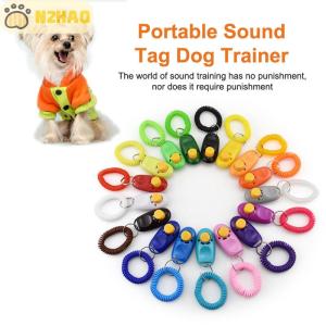 N2HAO เชือกยางยืดสำหรับฝึกสุนัขและแมวอุปกรณ์ฝึกสุนัขคุณภาพสูงอุปกรณ์ฝึกสุนัขแบบคลิก