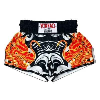 YOKKAO Dragon Series Muay Thai Shorts Fighting Shorts Boxing Shorts Sanda Free Fighting Pants Training Match