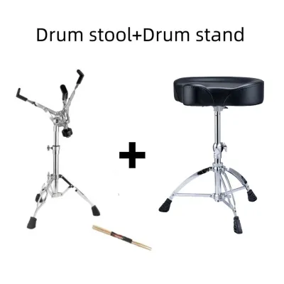Bansid Heavy Duty Mavies Drum Throne suitable for any ages Adjustable Chrome Padded Stool Piano Drum