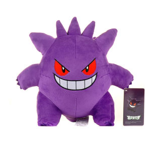 SHUNAICHI HQ 24cm Gengar Plush Pokemon Gengar Peluche Stuffed Toy Pikachu Squirtle Bulbasaur Charmander Mew Plush Doll Xmas Gift For Kid