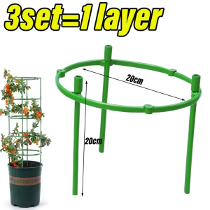Plastic Plant Support Trellis Stackable Vine Climbing Rack Indoor Garden Flower Holder