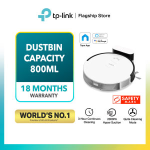 TP-Link Smart Robot Vacuum & Mop Cleaner Tapo RV10 Series Strong Power Suction Power Anti-Tangling Multi Brush Vacuum