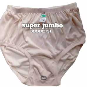 12 PCS CELANA DALAM WANITA JUMBO MINIOLA  KAOS   XXXXL/5L