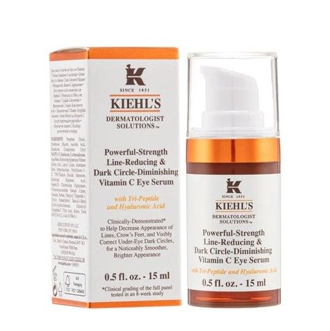 Kiehl's Powerful-Strength Dark Circle Reducing Vitamin C Eye Serum 15ml ...