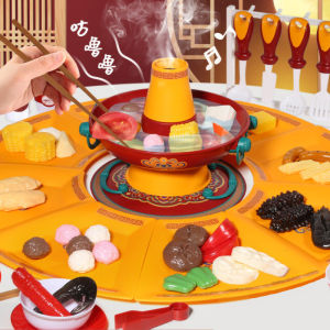 (Miễn Pin) Hộp Bếp Lẩu Đồ Chơi Hoàng Gia Độc Đáo Phun Khói Âm Thanh Sôi Kèm 74 Chi Tiết Nấu - Độc Nhất Vô Nhị